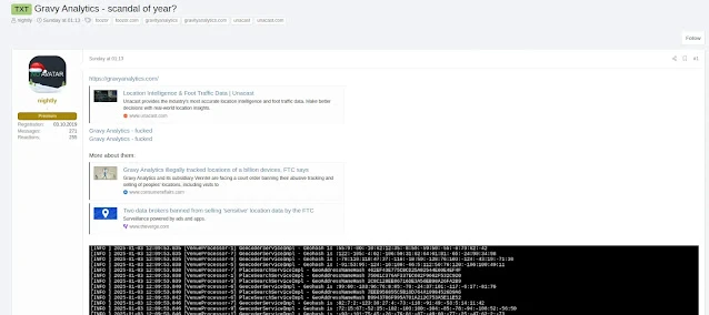 data leaked on hacker forum