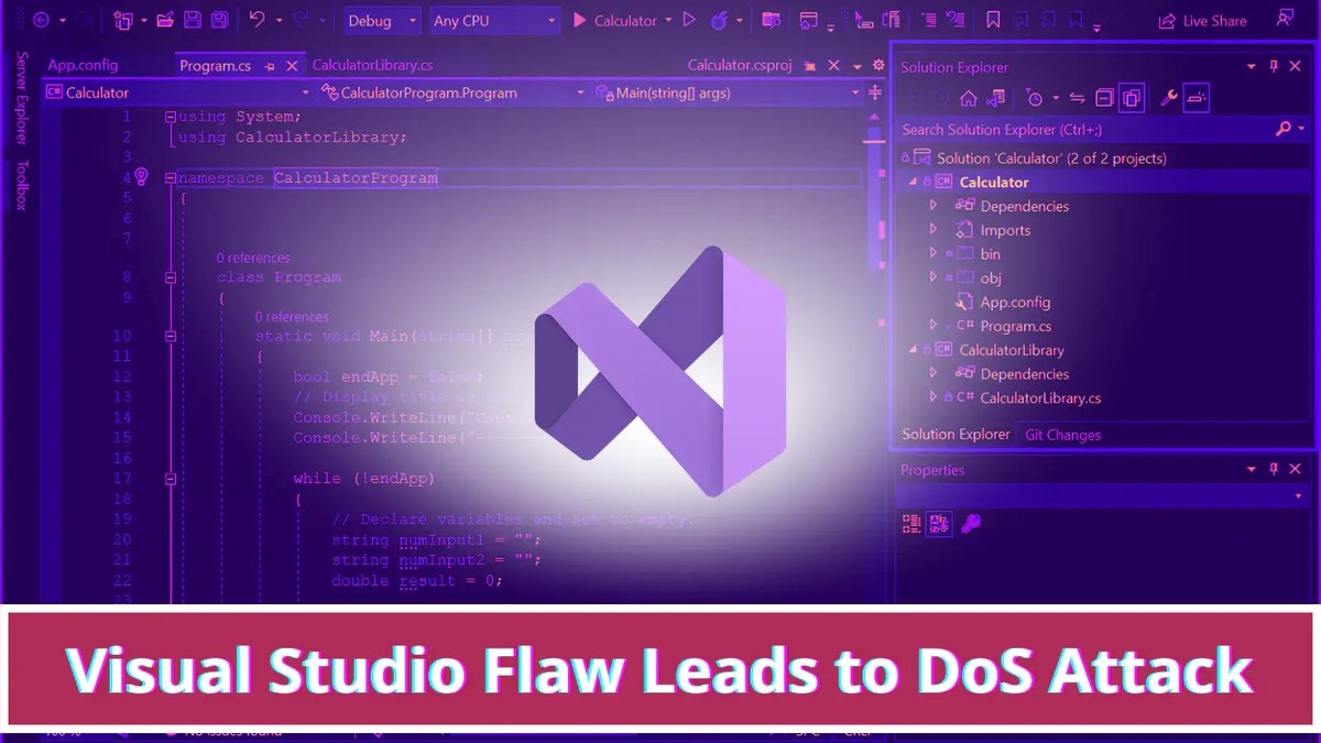 Microsoft .NET Core and Visual Studio Flaw Let hackers Launch Denial of Service Attack Microsoft .NET Core and Visual Studio Flaw Let hackers Launch Denial of Service Attack