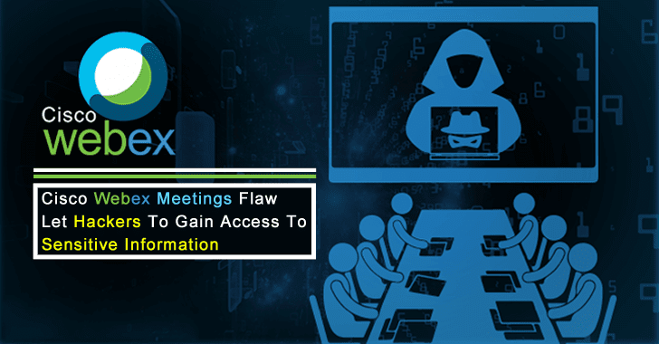 Cisco Webex Meetings Flaw Let Hackers to Gain Access to Sensitive Information on Vulnerable System Cisco Webex Meetings Flaw Let Hackers to Gain Access to Sensitive Information on Vulnerable System