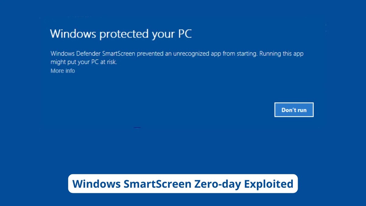 Windows SmartScreen Zero-day Vulnerability Windows SmartScreen Zero-day Vulnerability