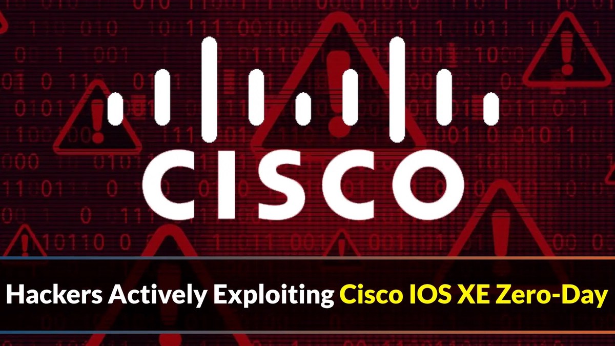 Threat Actors Actively Exploiting Cisco IOS XE Zero-day Vulnerability Threat Actors Actively Exploiting Cisco IOS XE Zero-day Vulnerability