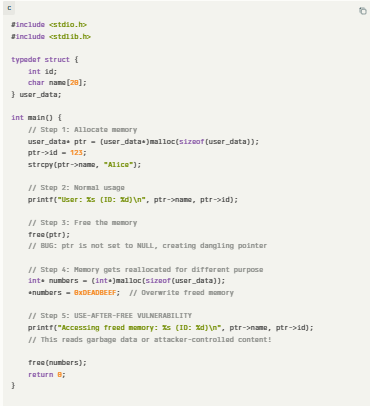 Use-After-Free Vulnerability