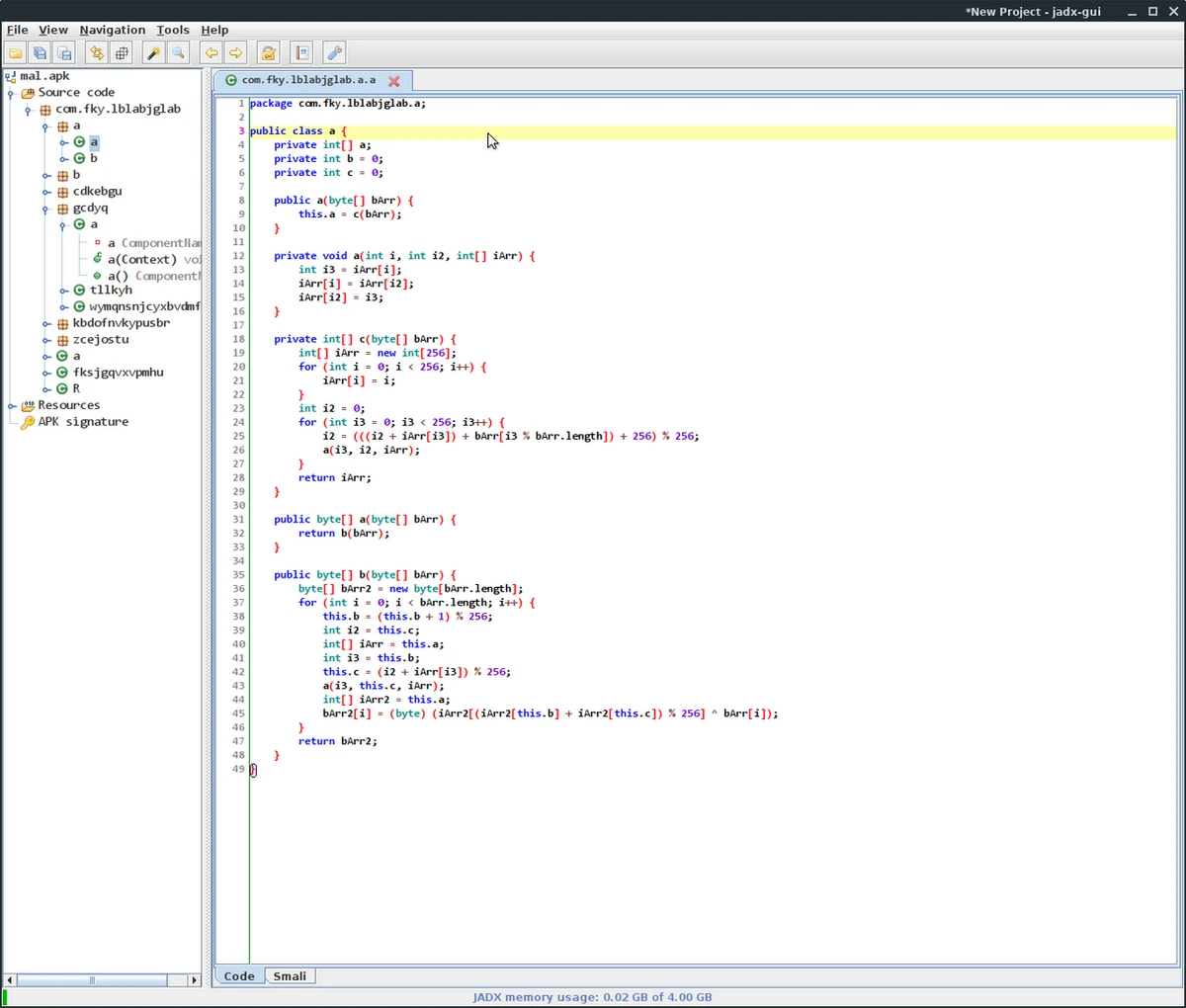  Smali Gadget Injection Technique