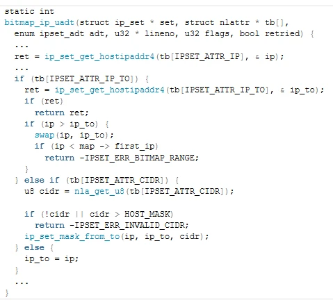 Linux Kernel netfilter Vulnerability