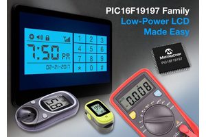 Microchip simplifies the design of low power LCD applications