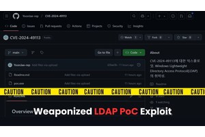 Weaponized LDAP PoC Exploit Installing Information-Stealing Malware