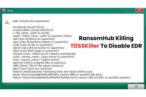 New RansomHub Attack Killing Kaspersky’s TDSSKiller To Disable EDR