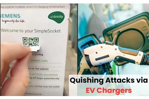 Electric vehicle (EV) Owners beware of Quishing Attacks via EV Chargers