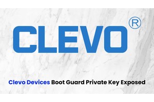 Clevo Devices Boot Guard Private Key Exposed Via Firmware Update Packages