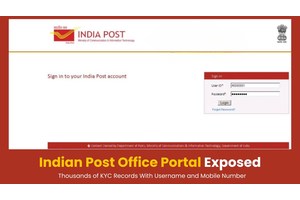 Indian Post Office Portal Exposed Thousands of KYC Records With Username & Mobile Number