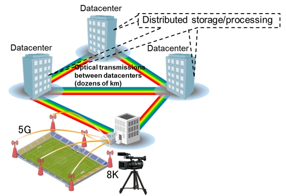 optical networks connecting datacenters
