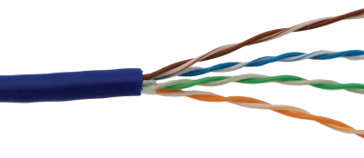 Fig 2. Unshielded Twisted Pair (UTP) Cable