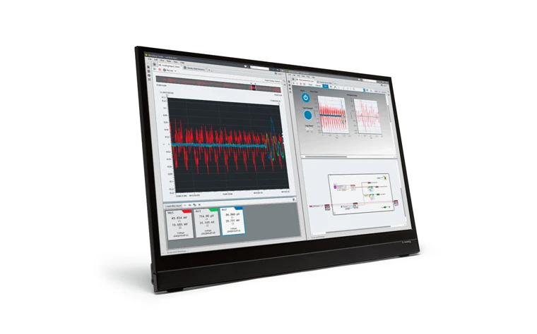 Figure 1 – New workflows in LabVIEW NXG mean users can acquire, analyze, and export measurement data without programming.