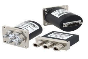 Electromechanical Relay Switches with D-SUB Connectors for secure, reliable DC Voltage & Command Control Functions