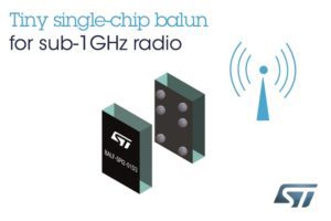 STMicroelectronics’ Single-Chip Balun for sub-1GHz Radio Practically Makes Antenna-Matching/Filtering Circuitry Disappear