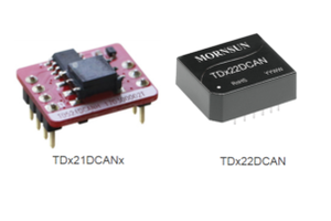 Open Frame CAN Transceivers TDx21DCANx Series & TDx22DCAN Series in Compact Size by Mornsun Power