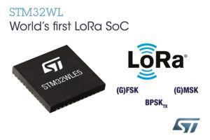 STM32WL World’s first LoRa SoC for Smart Devices
