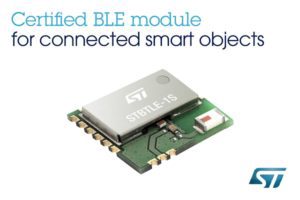 Qualified Bluetooth Low Energy Application Processor Module from STMicroelectronics Accelerates Time-to-Market for Connected Smart Objects