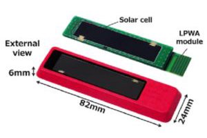 Smallest Sensor Device Supporting LPWA Communication for no more  Battery replacement