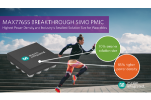 Industry’s Smallest Quad-Output SIMO PMIC with 85% Higher Power Density