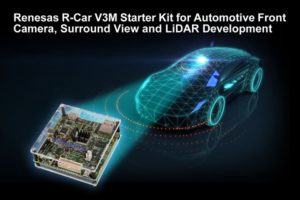 Renesas Electronics R-Car V3M Starter Kit accelerates NCAP Front Camera Application Development