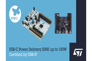 STMicroelectronics adds Development Board to Embedded USB Type-C