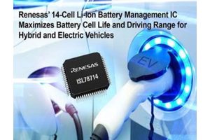 14-Cell Li-ion Battery Management IC for Hybrid & Electric Vehicles