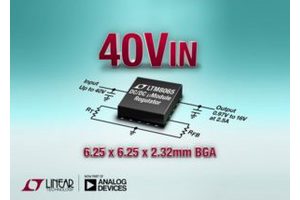 Silent Switcher, 42VIN, 2.5A µModule Regulator in 6.25mm x 6.25mm BGA Package