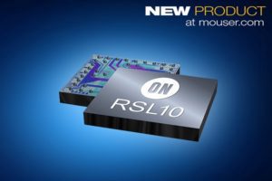 ON Semi’s Flexible RSL10 SoC, for IoT and Connected Health Wearables now at Mouser