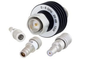 Pasternack Debuts Quick Connect Attenuators with QMA, QN and 4.3-10 Connectorized Designs