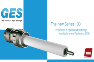 Single-pin high Voltage Connectors for up to 100 kV DC
