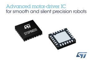Advanced Motion-Control Chip from STMicroelectronics for smaller and silent Automation system