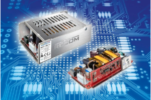 RECOM Compact 150W switched-mode power supply (SMPS) in 4″x2″ package