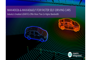 Industry’s Smallest LiDAR ICs for Self-Driving Cars