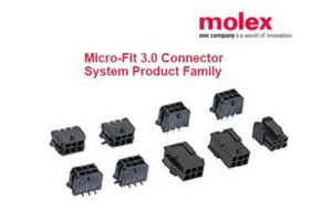 Molex Introduces the Micro-Fit 3.0 Connector System Product Family