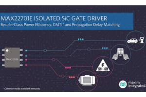 Isolated SiC Gate Driver IC improves Power Supply Efficiency