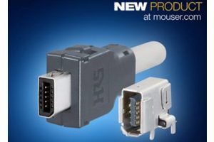 Hirose’s IX Series I/O Connector, Now at Mouser, Supports 10 Gbps Cat6A for Industry 4.0