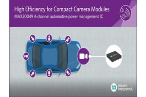 Most Compact 4-Channel Automotive PMIC for Vehicle Camera Modules