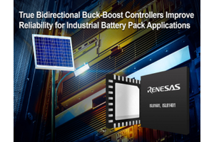 Bidirectional Synchronous Buck-Boost Controllers for Industrial Battery-Powered Applications