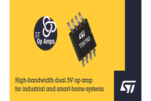 High-bandwidth dual 5V op amp for Industrial & Smart-home systems