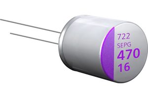 New conductive polymer aluminium solid capacitors from Panasonic benefit from high ripple current and low ESR values