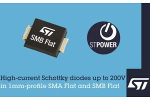 Low-Profile Surface-Mount Schottky Diodes from STMicroelectronics