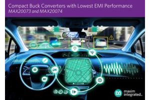 Maxim’s Synchronous Buck Converters with Industry’s Lowest EMI Performance for Automotive Infotainment & ADAS Applications