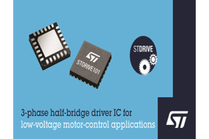 3-Phase Half-Bridge Driver IC for Low-Voltage Industrial Applications up to 75V