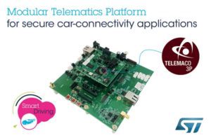 STMicroelectronics Launches Open Development Platform for Secure Car-Connectivity Applications