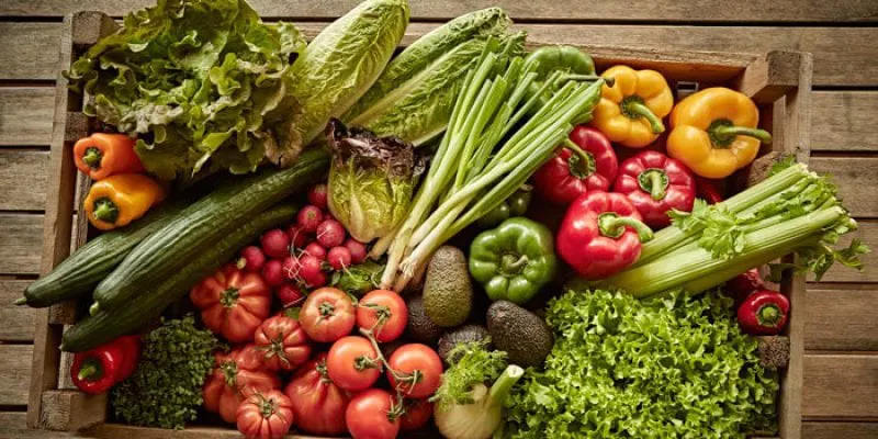 salad vegetable box