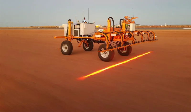 Precision guided autonomous sprayers and tractors have been in development for years. Credit: Swarm Farm