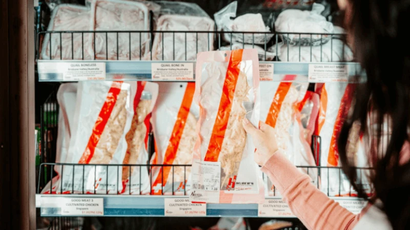 Good Meat 3 on sale in Singapore. Credit: Eat Just