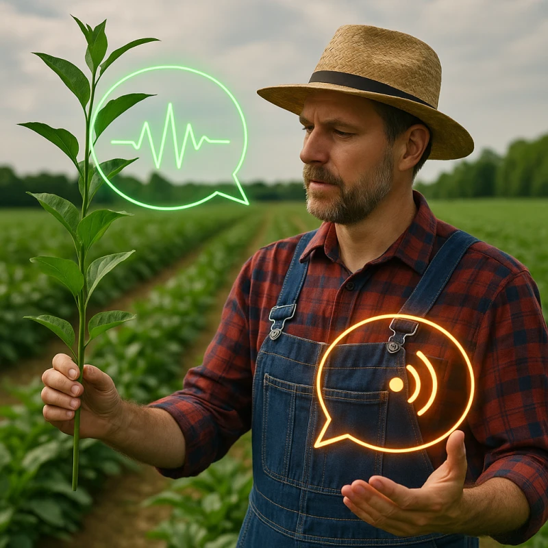 Farmers can talk to plants Farmers can talk to plants